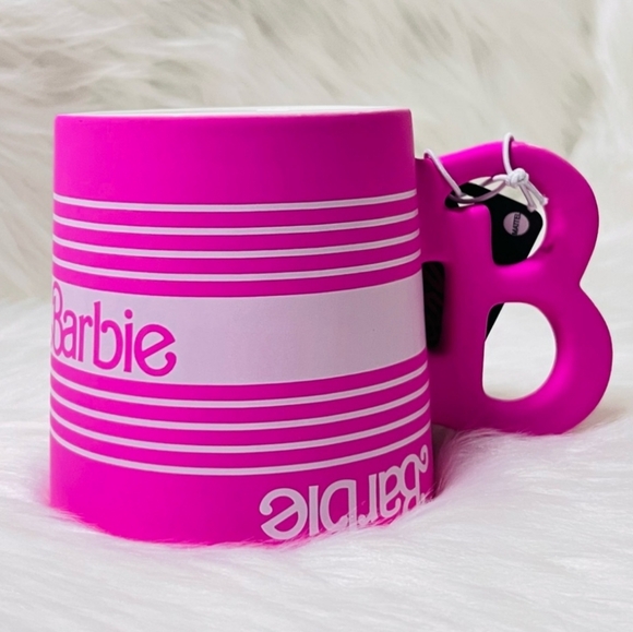 Barbie Classic Hot Pink Oversized Ceramic Mug - Picture 6 of 9